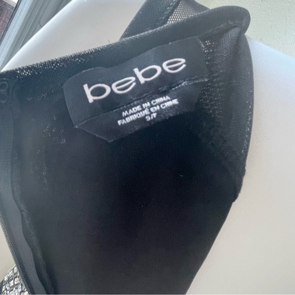 Bebe sequin mesh inserts dress - Picture 13 of 13